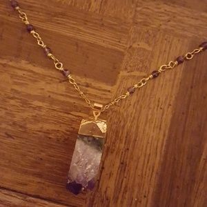Amethyst Pendent Necklace